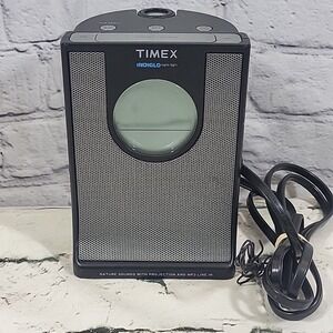 Timex T436B Indiglo Alarm Clock Nature Sounds AM/FM Radio Nightlight Works